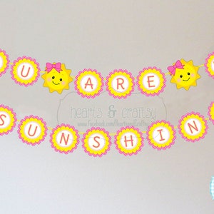 You Are My Sunshine Birthday Centerpiece Cut Outs DIY / Sunshine ...