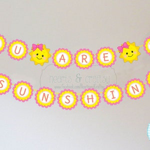 Diaper Raffle Ticket You Are My Sunshine Baby Shower Diaper Raffle Insert Girl Baby Shower FILE to PRINT DIY image 4