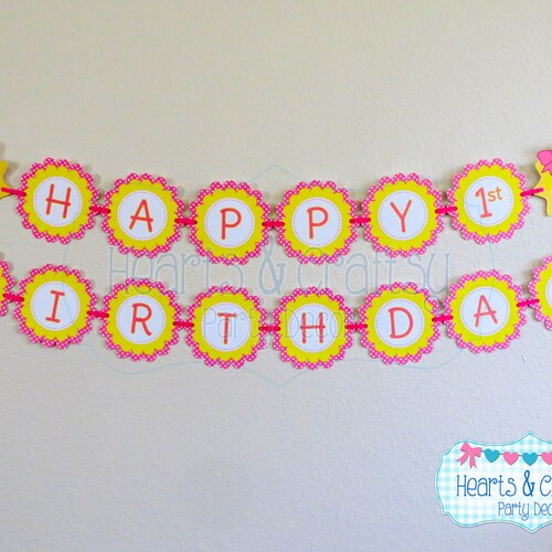 You Are My Sunshine Birthday Banner DIY / Sunshine Birthday Etsy
