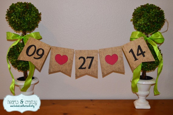 Save the Date Banner DIY Burlap Style - Print Your Own - Wedding Sign Engagement Photo Prop Engagement Party Decoration - FILE to PRINT Il_570xn