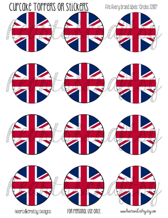 Union Jack Cupcake Kit Union Jack Cupcake Kit