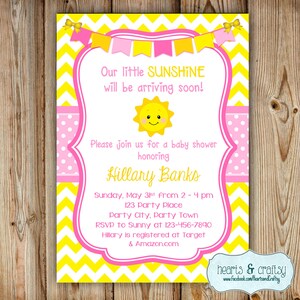 Diaper Raffle Ticket You Are My Sunshine Baby Shower Diaper Raffle Insert Girl Baby Shower FILE to PRINT DIY image 3