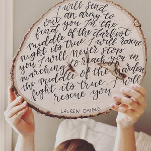 CUSTOM ORDER Lauren Daigle- Send Out An Army