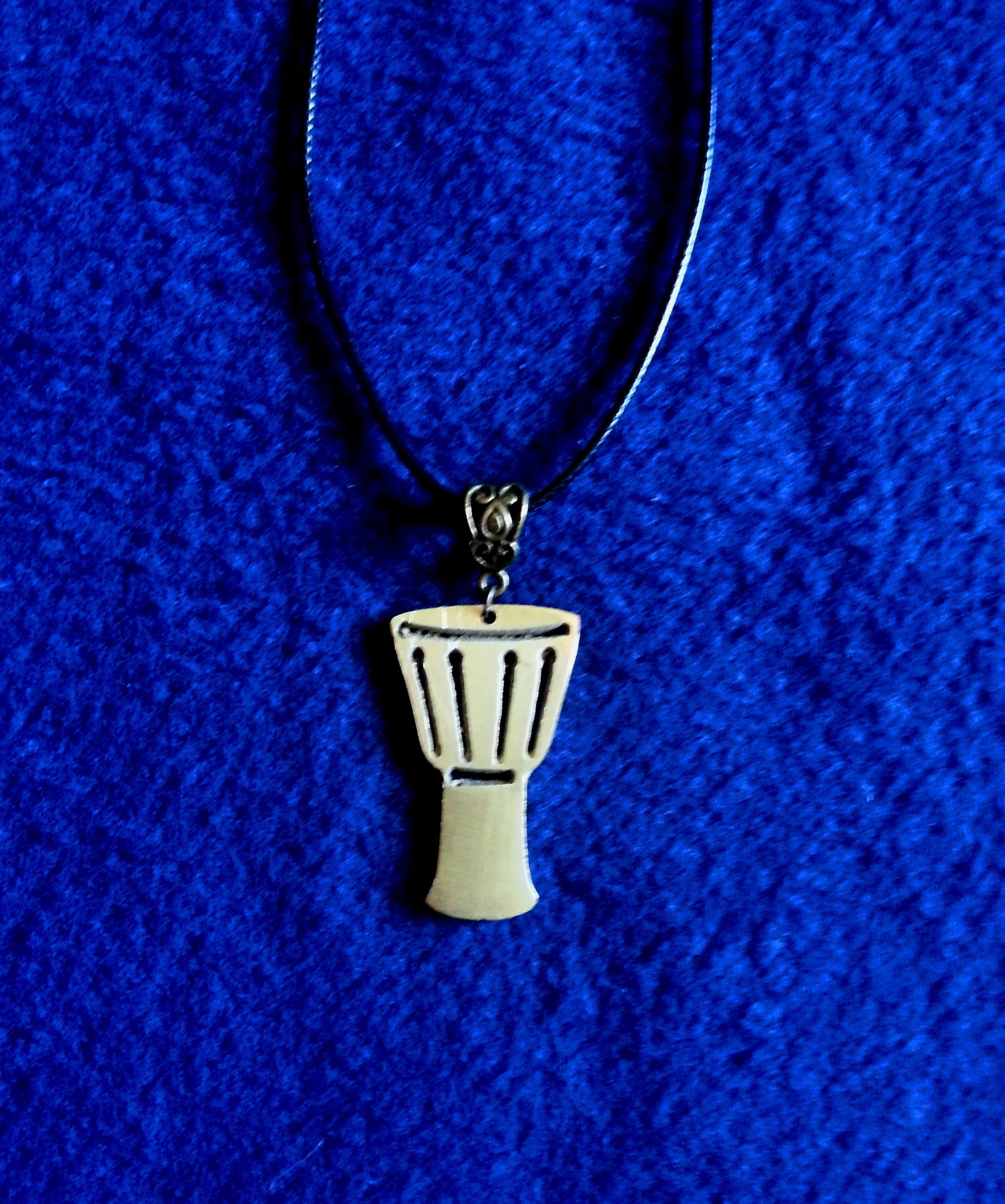 Djembe Drum Pendant Music Necklace Music Jewelry Cuff Etsy