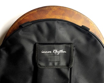 Drum Bag-Shaman Drum Bag- 14" Frame Drum Carry Bag- Native American Drum Bag- Bodhran Bag- Music Gift- Gig Bag- Frame Drum Case