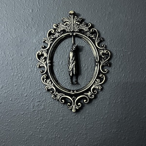 Gothic Framed Hanging Man wall decor