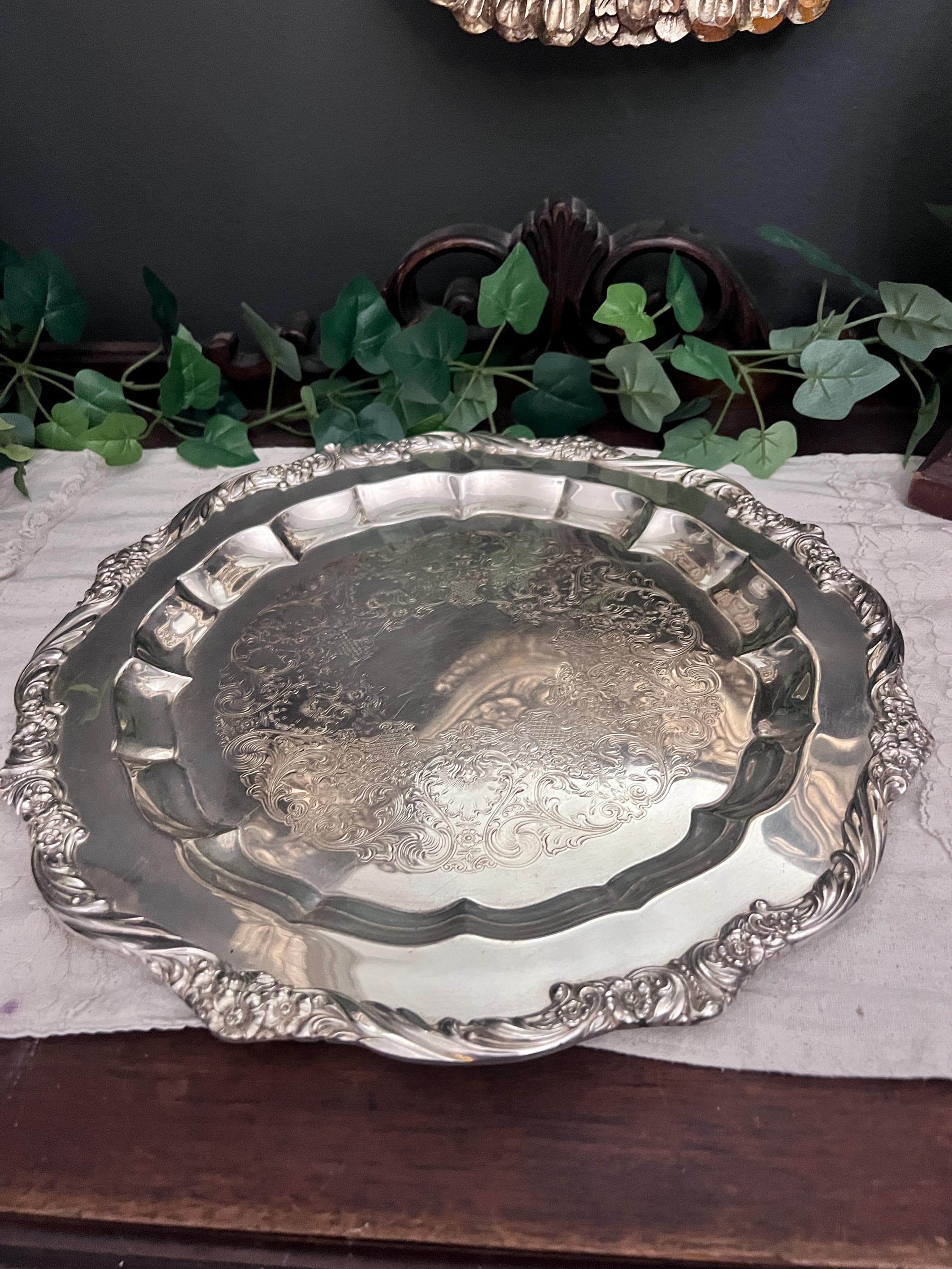 Rogers 1847 Silver Tray - Etsy