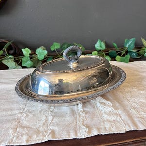 Vintage FB Rogers Silver Plate Dynasty Serving bowl #3005
