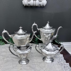 Antique Reed & Barton Taunton Silver Plate Tea Pot 3581 | eBay