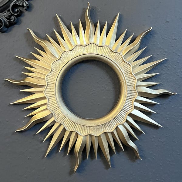 Décoration murale cadre soleil