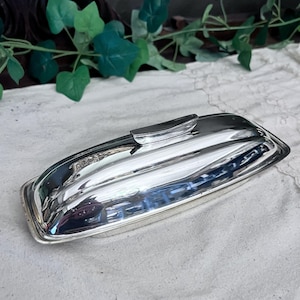 米国老舗 F.B. Rogersのライオン足とライナー付 バターディッシュ Fb Rogers Silver Butter Dish - Etsy
