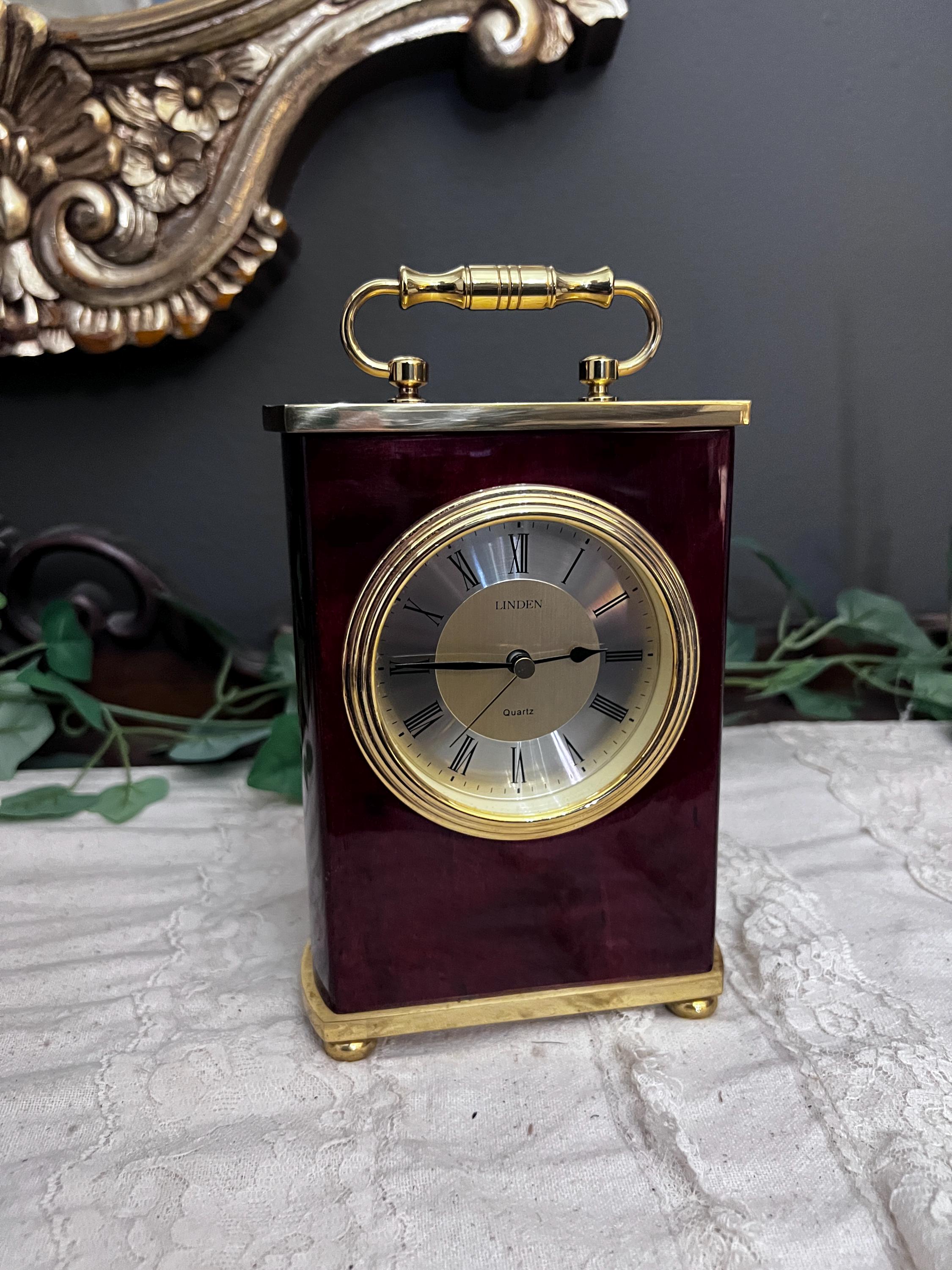 Orologio Da Camino Neoclassico In Marmo E Ormeggio Della Reggenza Inglese Thomas Weeks