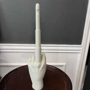 Mordaza plegable y extensible para el dedo medio, regalo de 28 cm.