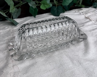 Mantequera de cristal Mikasa Royal Suite vintage