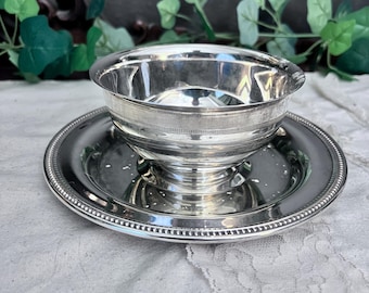 Salsera vintage Wm Rogers Oneida Silver Plate
