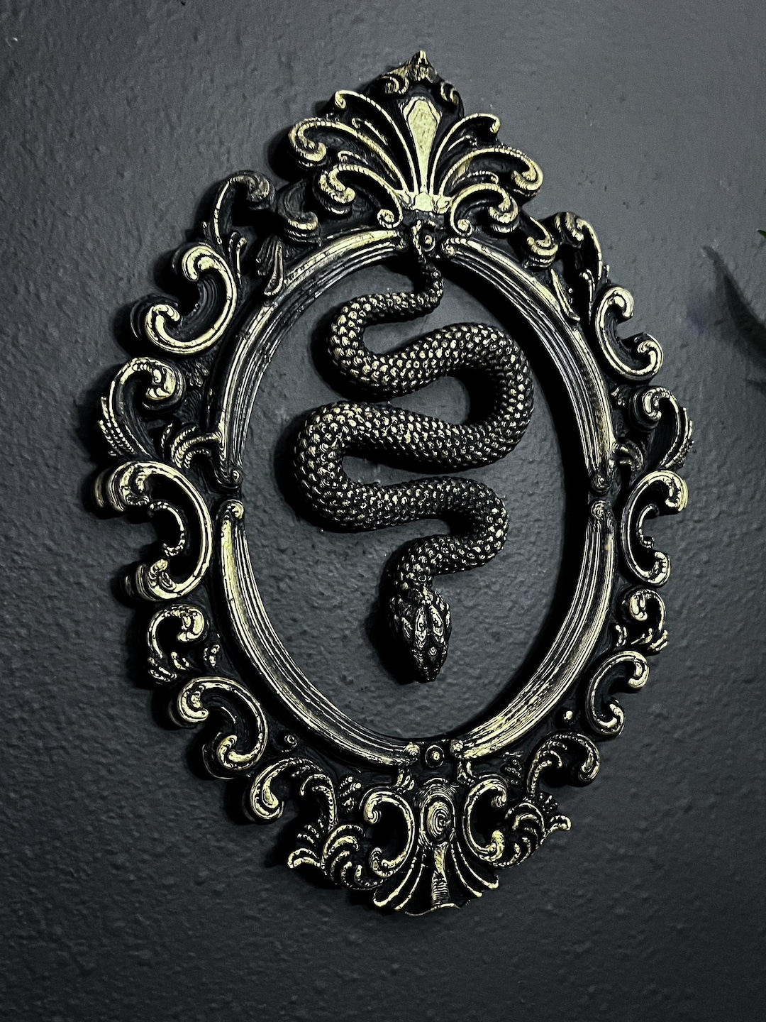 Gothic Framed Hanging Snake Wall Decor - Etsy