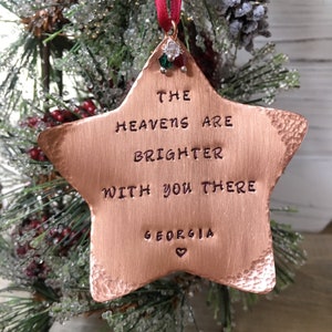 Memorial Ornaments Mom - Memorial Ornaments Personalized - Memorial Gift Ornament - Handmade Ornaments - In Memory Ornaments