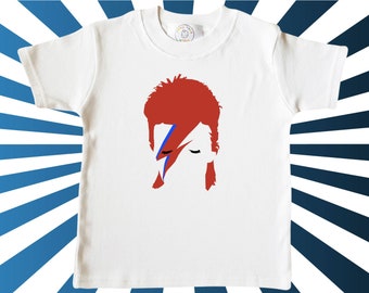 David Bowie Ziggy Stardust Odeon Music Kids Unisex Boys Girls T-shirt 207 