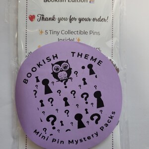 Mini Mystery Pack – Bookish Edition | Surprise Book Lover Pins | Reading Accessories