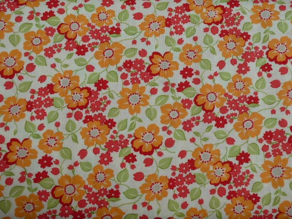 Marmalade Times Indian Cotton - PER QUARTER METRE Marmalade Times Indian Cotton - PER QUARTER METRE