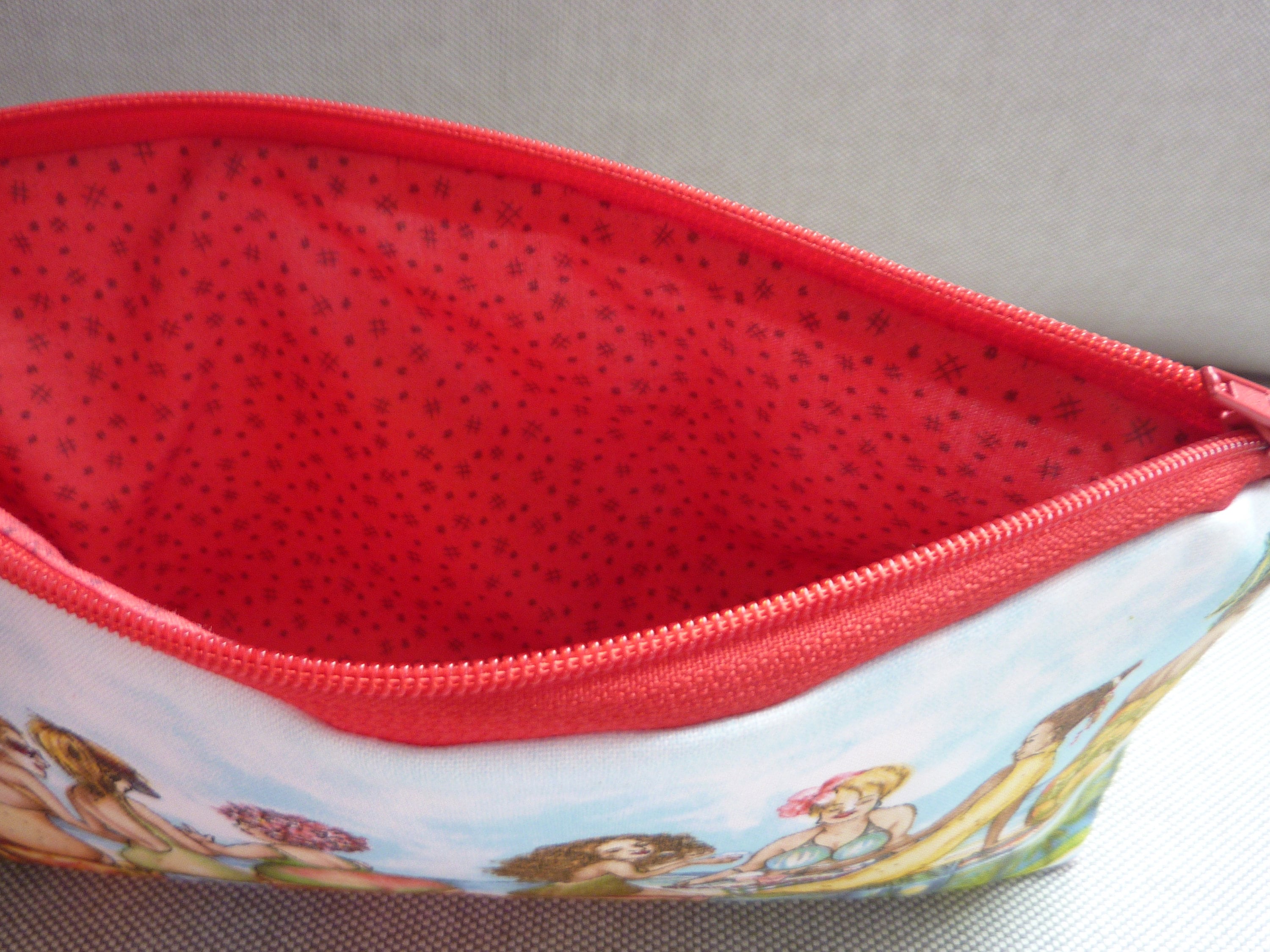 Maritime Kosmetiktasche Strandliebe mit den Fruit Ladies Badenixen  Stifttasche - Etsy Österreich