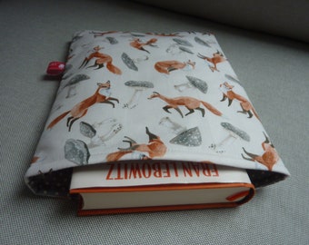 Book bag FUCHS padded book cover protective book sleeve
