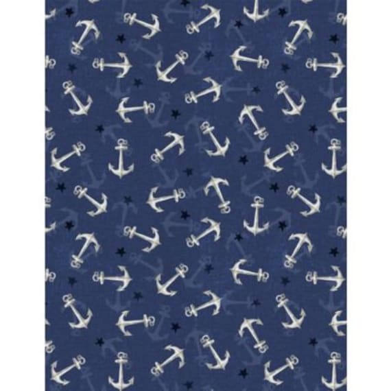 At the Hellm Anker Maritim Strand Navy Harbor Port Patchworkstoff