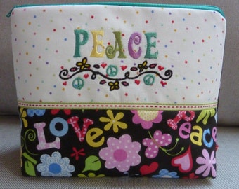 Kosmetiktasche LOVE and PEACE   All you need is LOVE  Peace Please Reisebegleiter