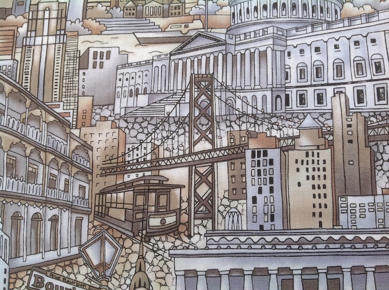 New York 1 Meter Globetrotter Cotton Route 66 America/'s Big Cities