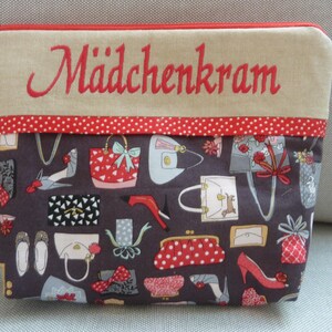 Cosmetic bag, Das Leben ist schön, Life is wonderful
