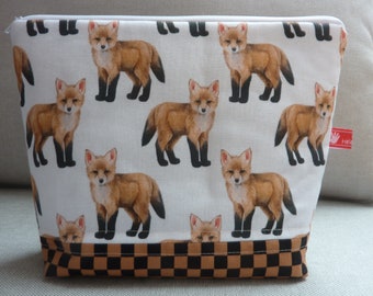 Cosmetic bag, A fox's gotta do what a fox's gotta do, pencil case