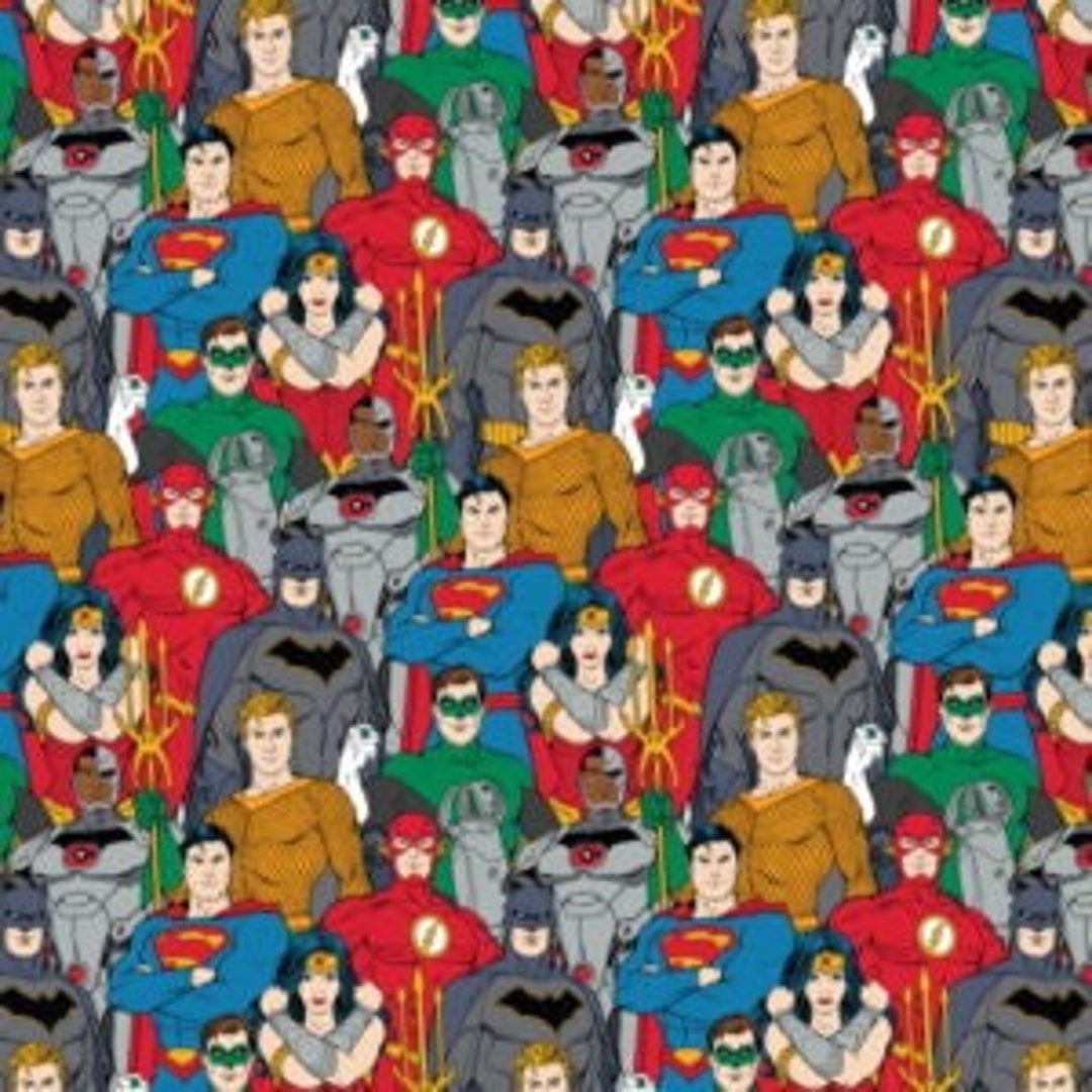 JUSTICE LEAGUE MARVEL Marvel JUSTICE LEAGUE Justice League Anime Character Print T-Shirt Men's L equivalent cotton black type Vintage Second Hand