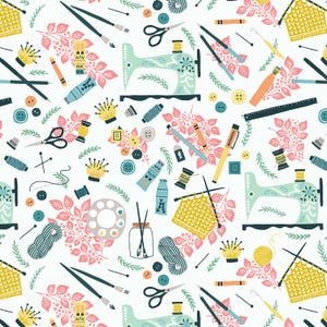 Sunday afternoon Crafting for Life Sewing Supplies 0.50 meters of cotton fabric from RJR Fabrics