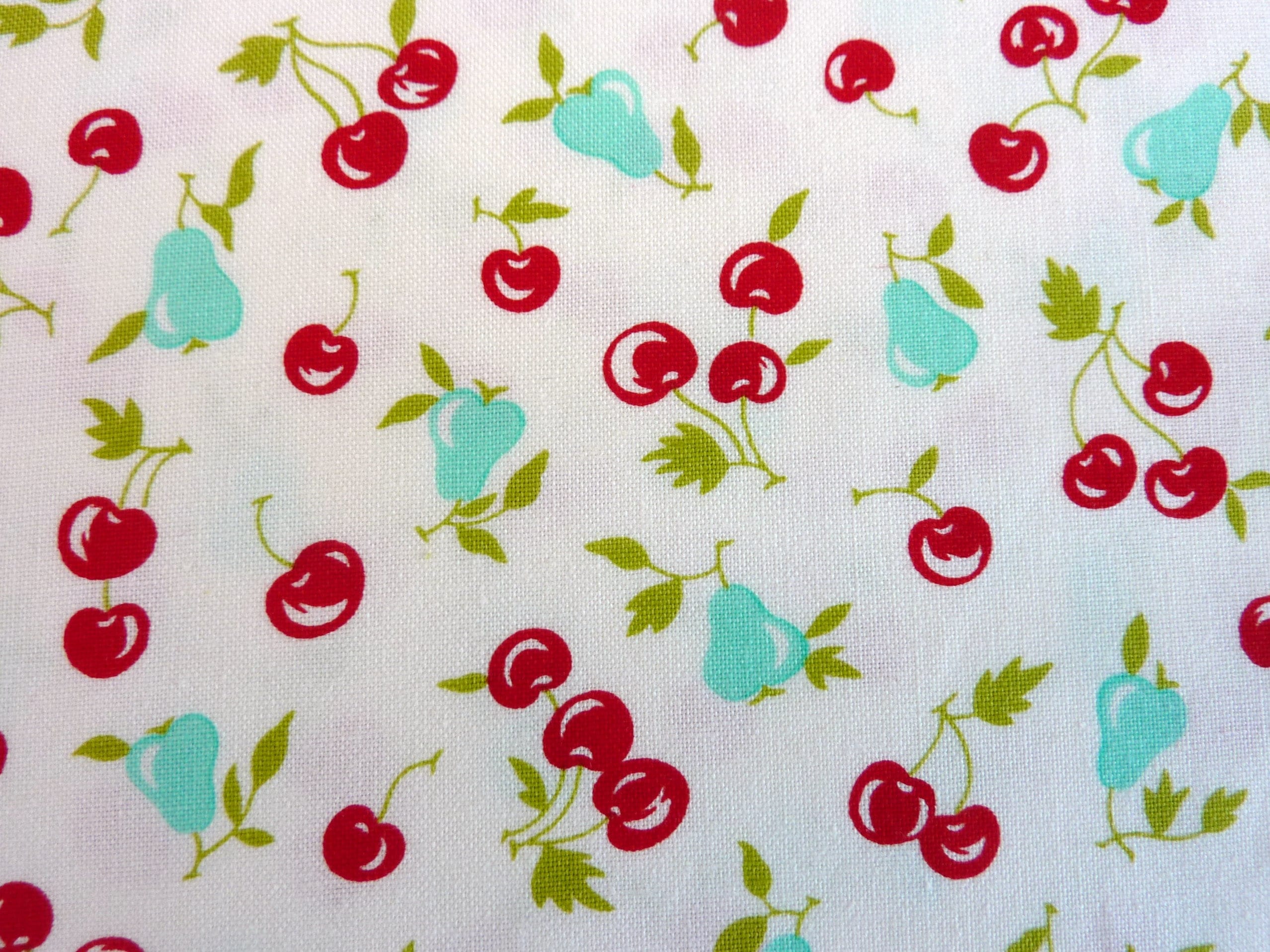 Vintage Picnic Cherries and Pears Patchwork, 0.5 meters cotton fabric from MODA