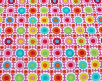 REST Rosettes Flower Power Flowers 0.6 meters cotton fabric from Timless Patchworkstoff