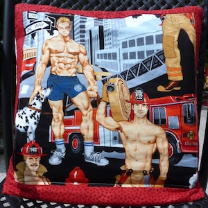 Edredón Bombero Almohada de Viaje Bomberos Nueva York Patchwork Alexander Henry