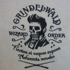 Grindelwald Embroidered Book Sleeve Wizard Order Wands Book Sleeve Booksleeve Book Cover Case for iPad Journal Planner Tablet