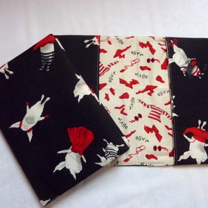 Book cover, Olivia Schwein exercises and accessories, Andover prints, cover, DIN A5, reversible cover