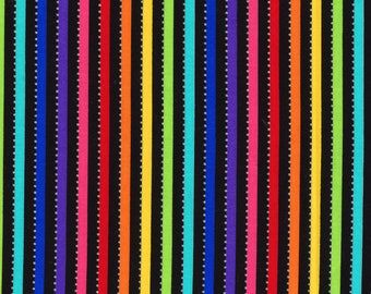 Becolourful Stripe Dragonfruit - Jacqueline De Jonge - PER QUARTER METRE Becolourful Stripe Dragonfruit - Jacqueline De Jonge - PER QUARTER METRE