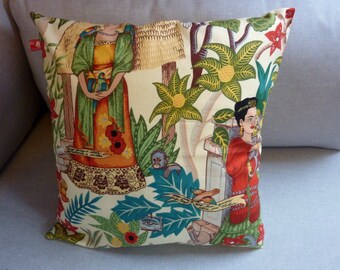 Cushion cover VIVA la Vida México approx. 40 cm x 40 cm cotton fabric folklore