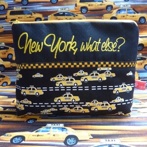 New York, World Traveller, Kosmetiktasche, Weltenbummler,  Yellow Cap, What else