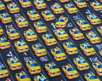 REST, New York, Yellow Cap Taxi, Timeless, Patchwork0.5 meter yard cotton fabric