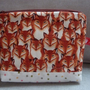 Cosmetic Bag A fox must do what a fox must do Pencil Case Fox Smart Fox