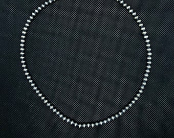 5mm Beaded Navajo Pearl Beaded Necklace