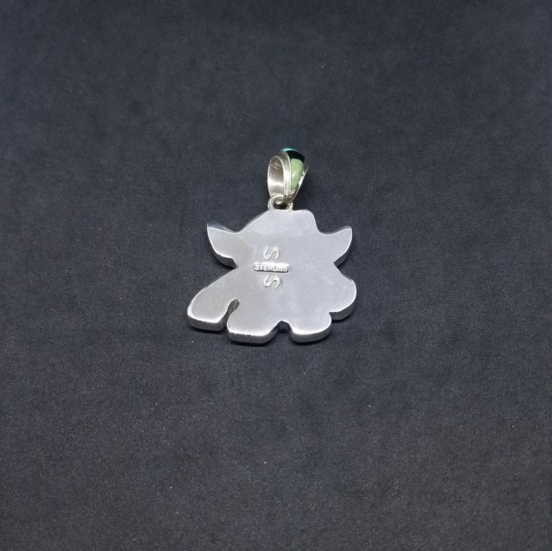 Design Stars War Character Multi Stone Sterling silver Pendant Yoda