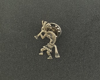Vintage Kokopelli sterling silver button cover