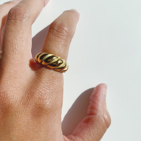 Etsy croissant sale ring