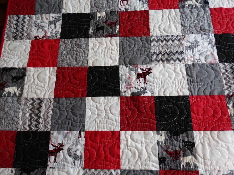 Woodland Baby Quilt Kit Precut Quilt Fabric Squares Charm Etsy