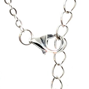 May include: Silver chain necklace with a lobster clasp closure.