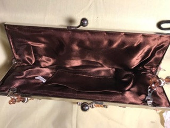 Beaded clutch purse evening bag formal dressy bli… - image 7